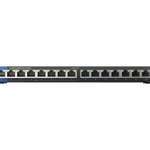 Linksys Business LGS116P - switch - 16 ports - unmanaged