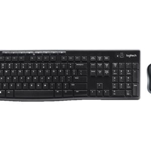 Logitech MK270 Wireless Combo - keyboard and mouse set - English - black Input Device