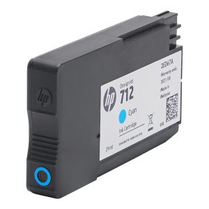 HP 712 - cyan - original - DesignJet - ink cartridge