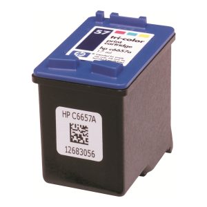 HP 57 - yellow, cyan, magenta - original - ink cartridge