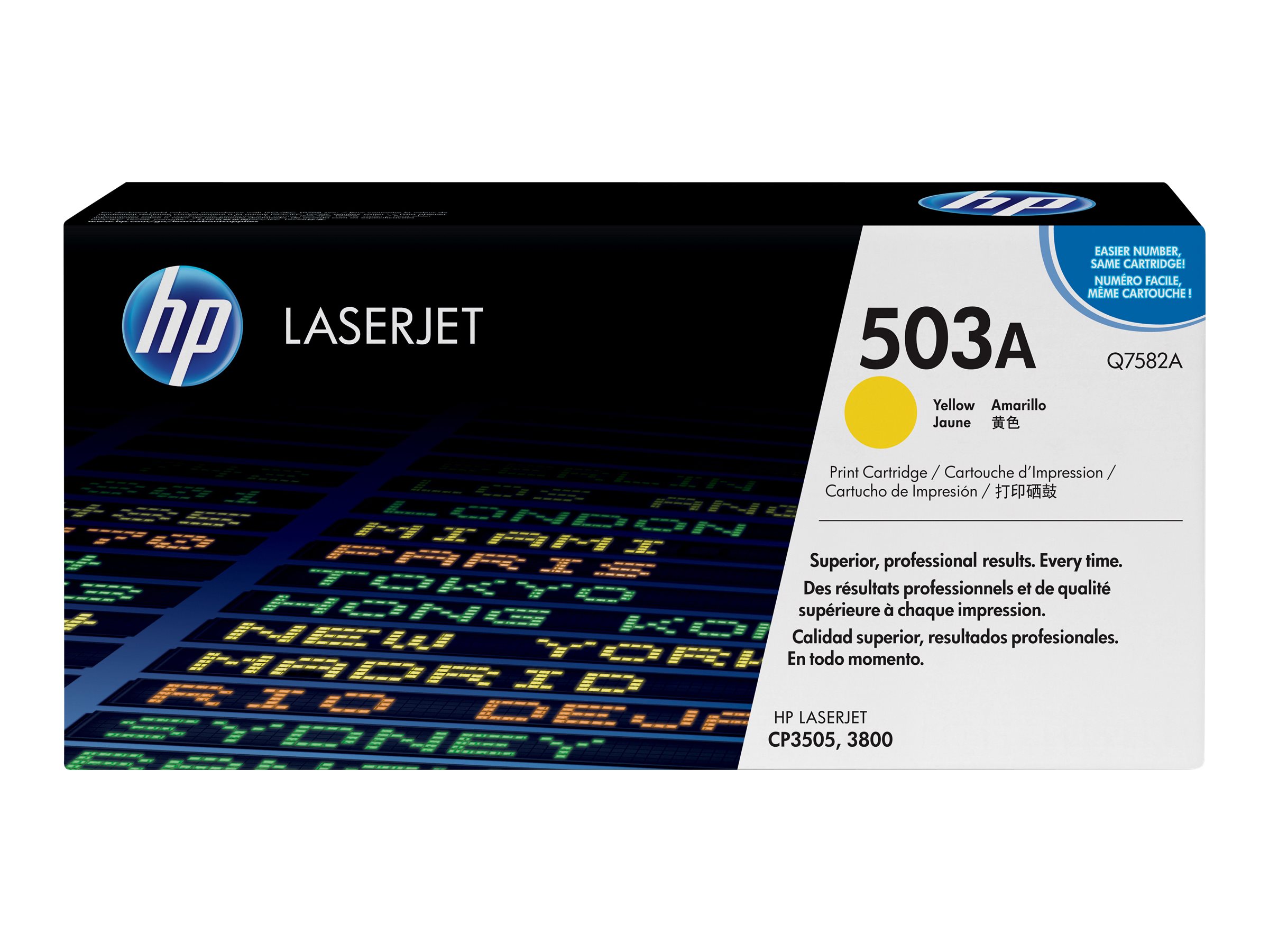 HP 503A - yellow - original - LaserJet - toner cartridge (Q7582A) - Image 11