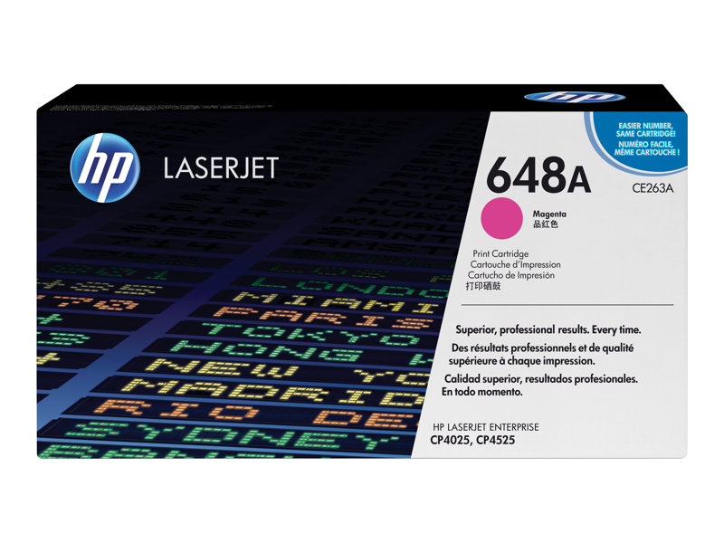 HP 648A - magenta - original - LaserJet - toner cartridge (CE263A)