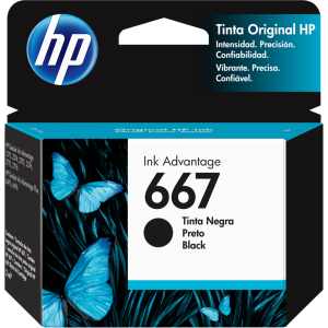 HP #667 Black Ink 3YM79AL