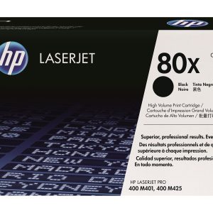 HP 80X - High Yield - black - original - LaserJet - toner cartridge (CF280X)