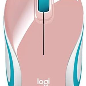 Logitech M187 - mouse - 2.4 GHz - blossom