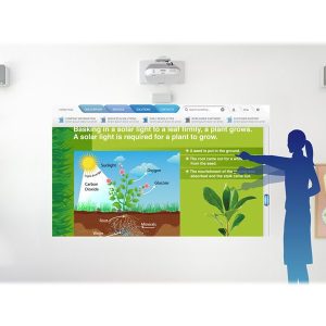 Epson BrightLink 575Wi+ Interactive - 3LCD projector - ultra short-throw - LAN