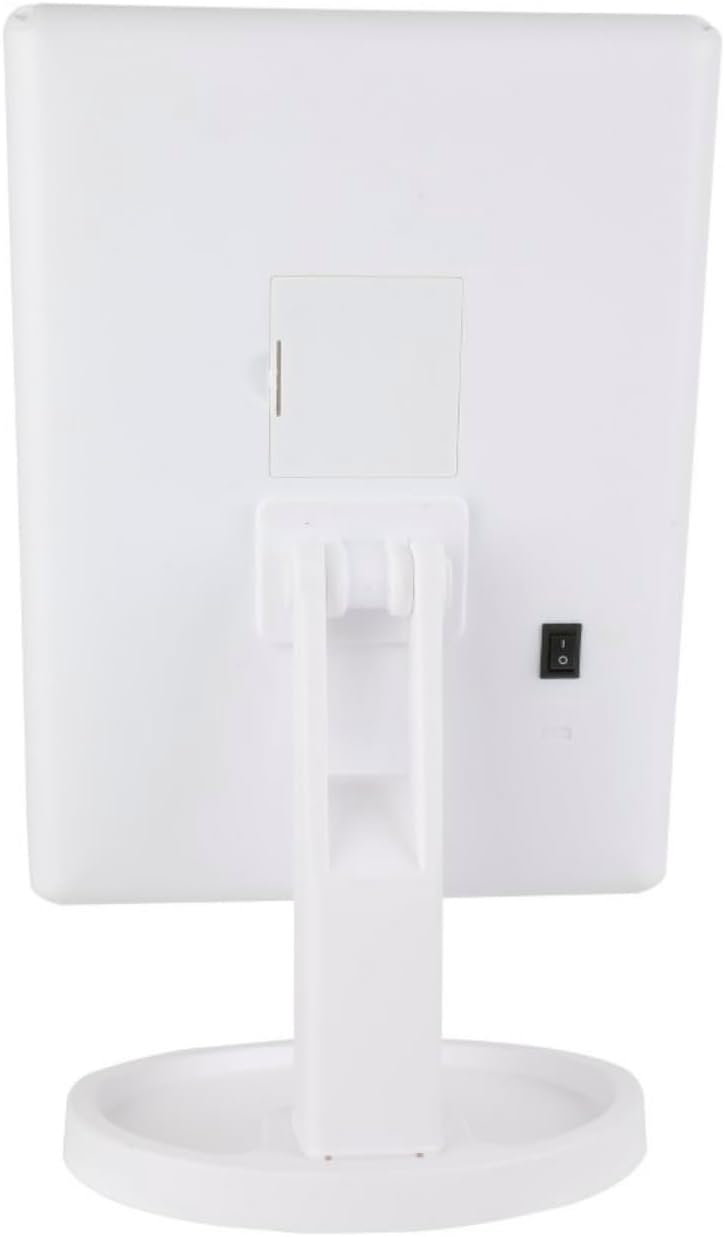 Hollywood Tri-Fold LED Light Up Vanity Mirror - White - Image 2