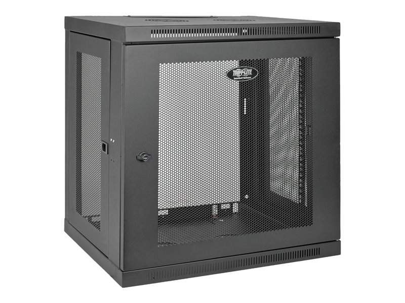 Eaton Tripp Lite Series 12U Wall Mount Rack Enclosure Server Cabinet w/ Door & Side Panels - rack - 12U