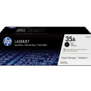 HP 35A - 2-pack - black - original - LaserJet - toner cartridge (CB435AD)