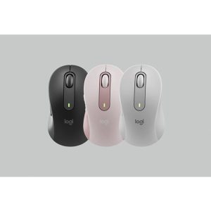 Logitech Signature M650 L - mouse - large size - Bluetooth, 2.4 GHz - off-white