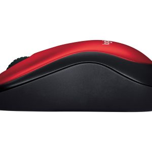 Logitech M185 - mouse - 2.4 GHz - red
