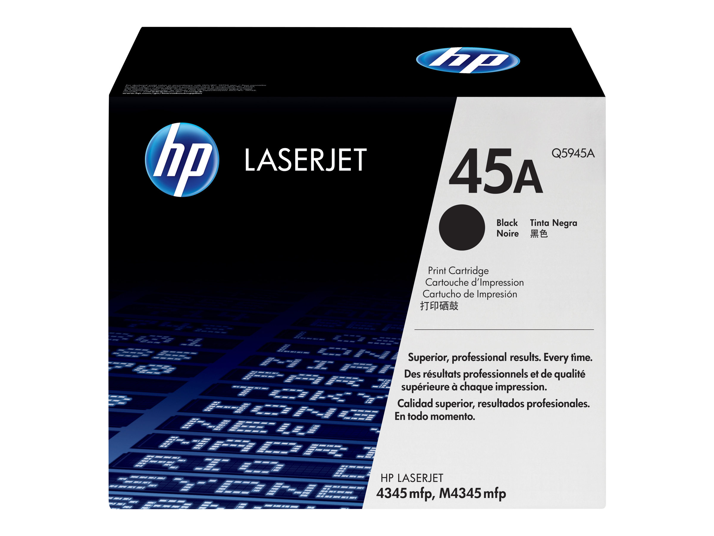 HP 45A - black - original - LaserJet - toner cartridge (Q5945A)