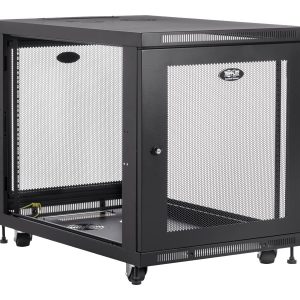 Eaton Tripp Lite Series 12U Rack Enclosure Server Cabinet Doors & Sides 300lb Capacity - rack - 12U