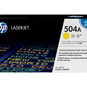HP 504A - yellow - original - LaserJet - toner cartridge (CE252A)