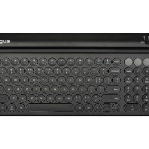Targus - keyboard - with phone holder - black - antimicrobial Input Device