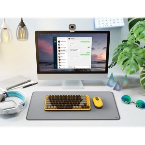 Logitech POP Keys - keyboard - QWERTY - US - blast Input Device