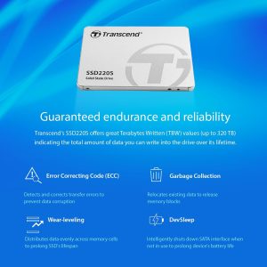 Transcend SSD220S - SSD - 480 GB - SATA 6Gb/s