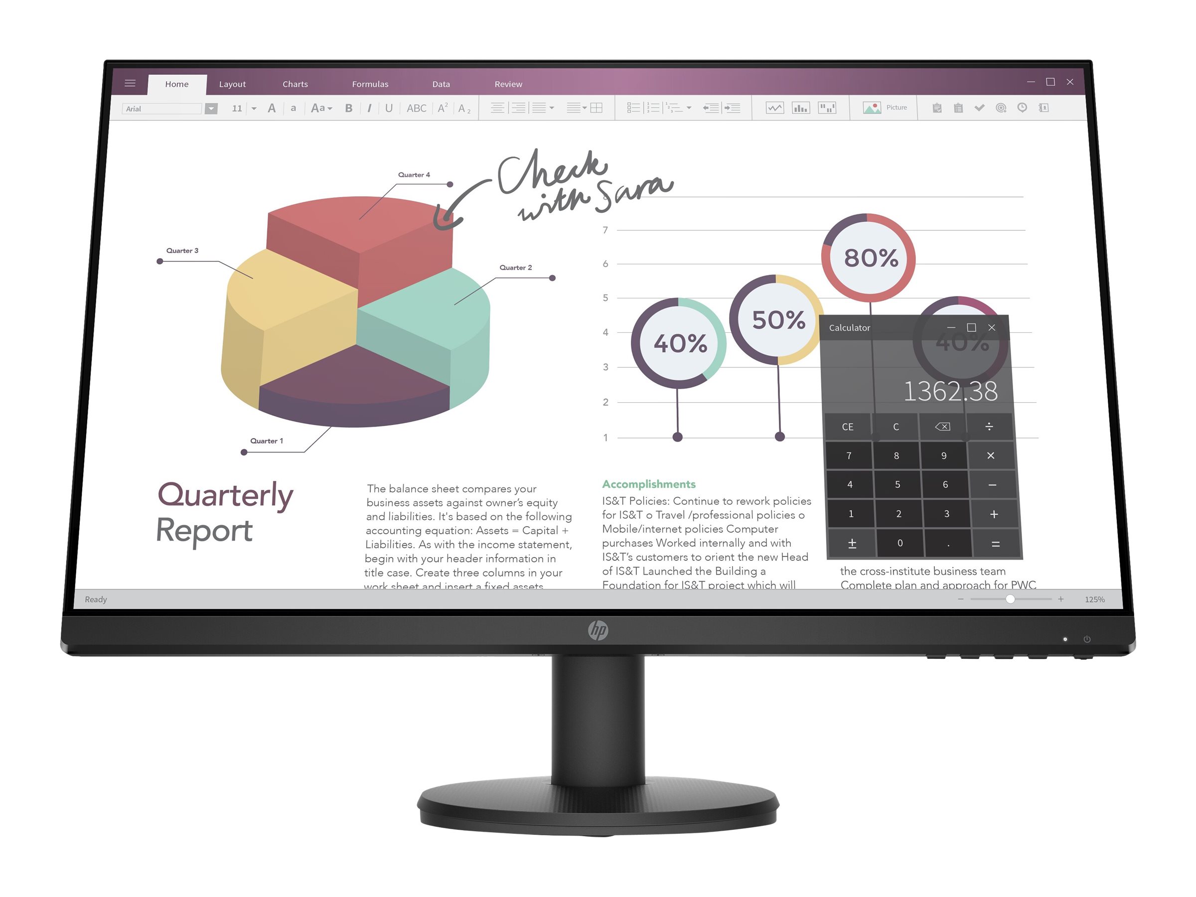 HP Monitor P24V 23.8Inch - Image 13