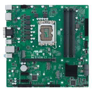 ASUS Pro B760M-CT-CSM - Motherboard - micro ATX - LGA1700 Socket - B760 Chipset - USB 3.2 Gen 1, USB-C 3.2 Gen 1 - Gigabit LAN - onboard graphics (CPU required)