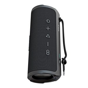 HiFuture Ripple Waterproof Speaker - Black- Portable Wireless Speaker 12 Hours Playtime