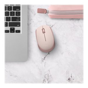 Logitech M170 Wireless Mouse, Ambidextrous, Rose - mouse - 2.4 GHz - rose