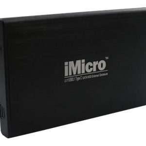 iMicro IM-U23C - storage enclosure - external hard drive enclosure, 2.5", type C - SATA 6Gb/s - USB 3.1