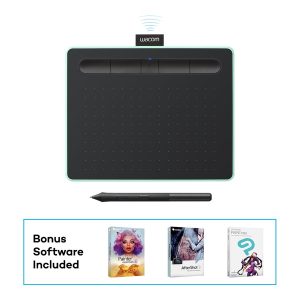 Wacom Intuos Creative Pen Small - digitizer - USB, Bluetooth - pistachio green
