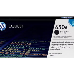 HP 650A - black - original - LaserJet - toner cartridge (CE270A)