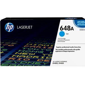 HP 648A - cyan - original - LaserJet - toner cartridge (CE261A)