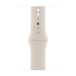 Apple Watch Series 9 (GPS) - starlight aluminum - smart watch with sport band - starlight - 64 GB