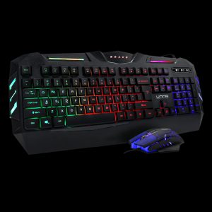 Unno Tekno Brave BRV82 - Keyboard & Mouse Combo For Gaming -  KB6782BK