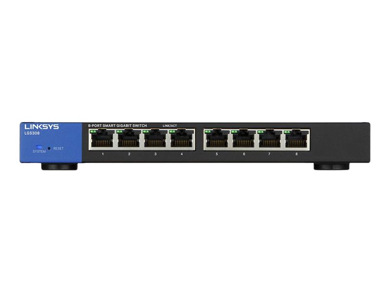 Linksys Business Smart LGS308 - switch - 8 ports - managed - Image 4