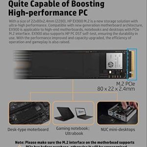 HP EX900 - SSD - 250 GB - PCIe 3.0 x4 (NVMe)