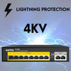 Netis P110C - switch - 10 ports - unmanaged