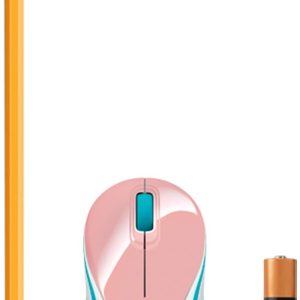 Logitech M187 - mouse - 2.4 GHz - blossom