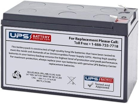 Magnavolt SLA12-7 12V 7.2Ah (F1) Replacement Battery - IMP-SLA12-7