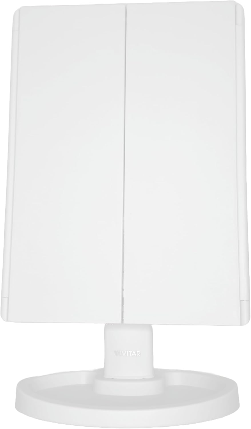 Hollywood Tri-Fold LED Light Up Vanity Mirror - White - Image 5
