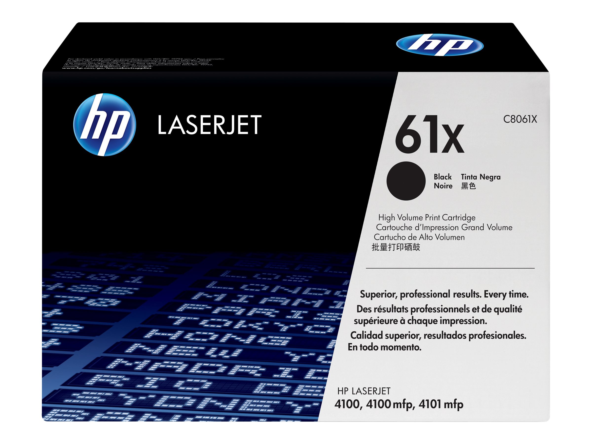 HP 61X - High Yield - black - original - LaserJet - toner cartridge (C8061X) - Image 11