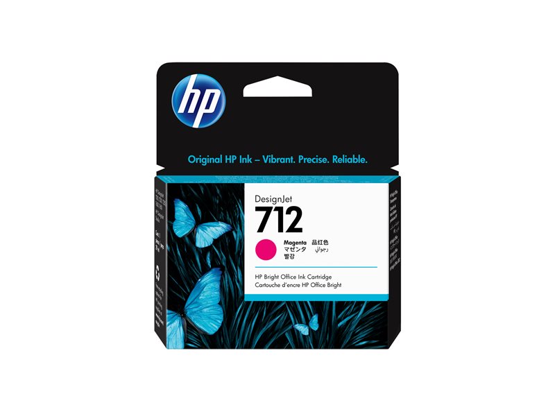 HP 712 - magenta - original - DesignJet - ink cartridge - Image 6