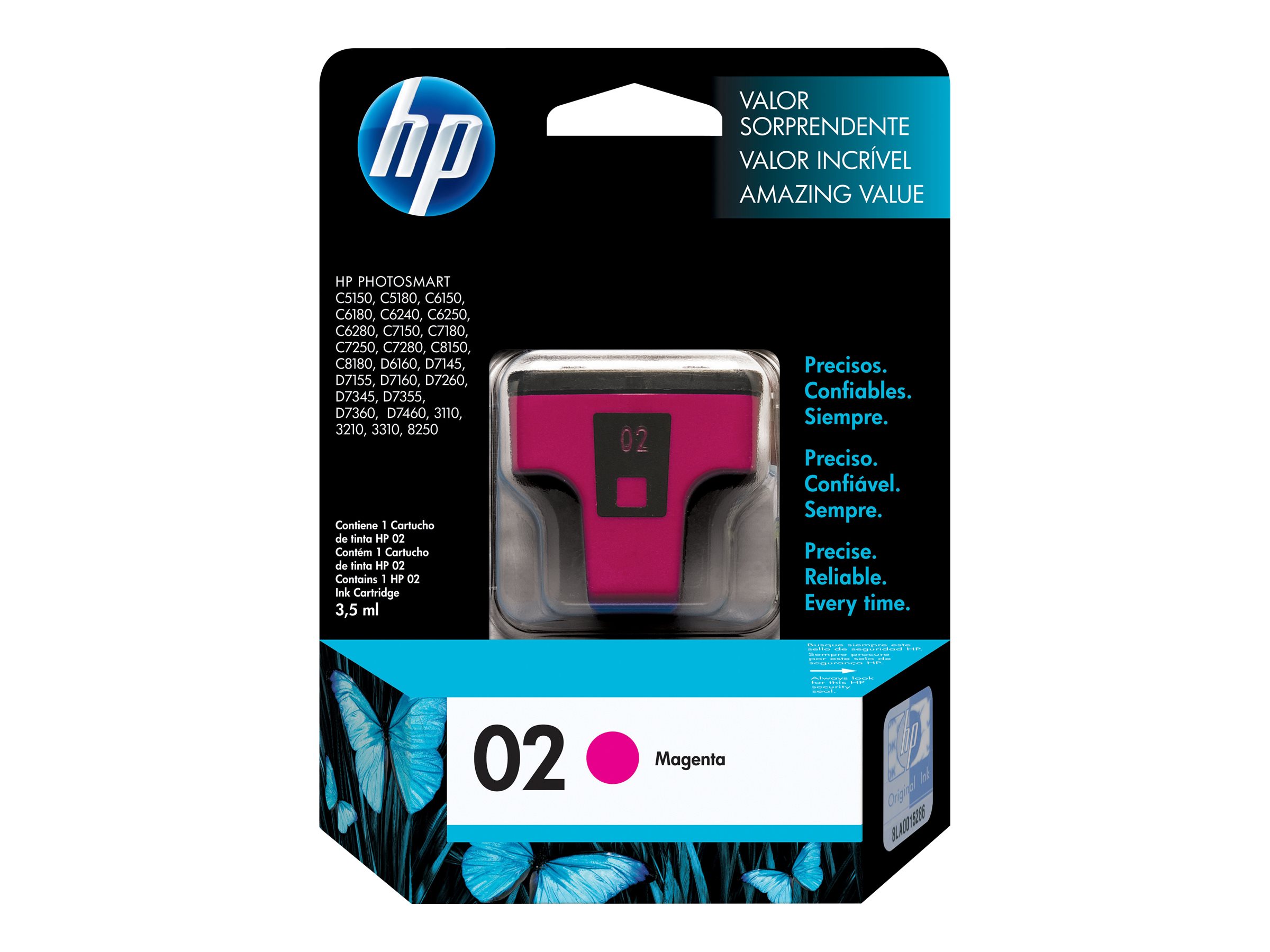 HP #02 C8772WL Magenta Ink (Copy)