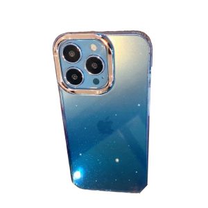MT Phone Case iPhone 15 Glitter Gradient Blue