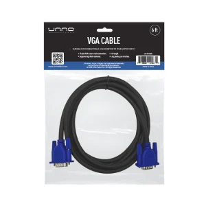 Unno Tekno Cable VGA 1.8m / 6ft - CB4016BK