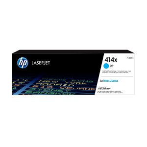 HP 414X - High Yield - cyan - original - LaserJet - toner cartridge (W2021X)