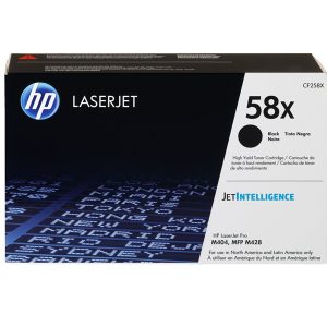 HP 58X - High Capacity - black - original - LaserJet - toner cartridge (CF258X)
