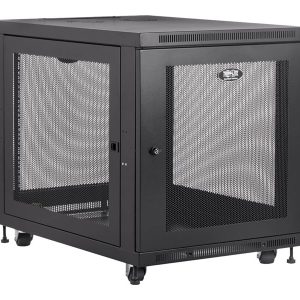 Eaton Tripp Lite Series 12U Rack Enclosure Server Cabinet Doors & Sides 300lb Capacity - rack - 12U