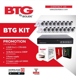Bolide DVR Kit BTG-KIT16/16