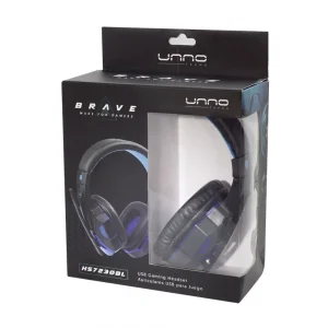 Unno Tekno USB Gaming - Headset - Microphone - Brave - HS7235GN