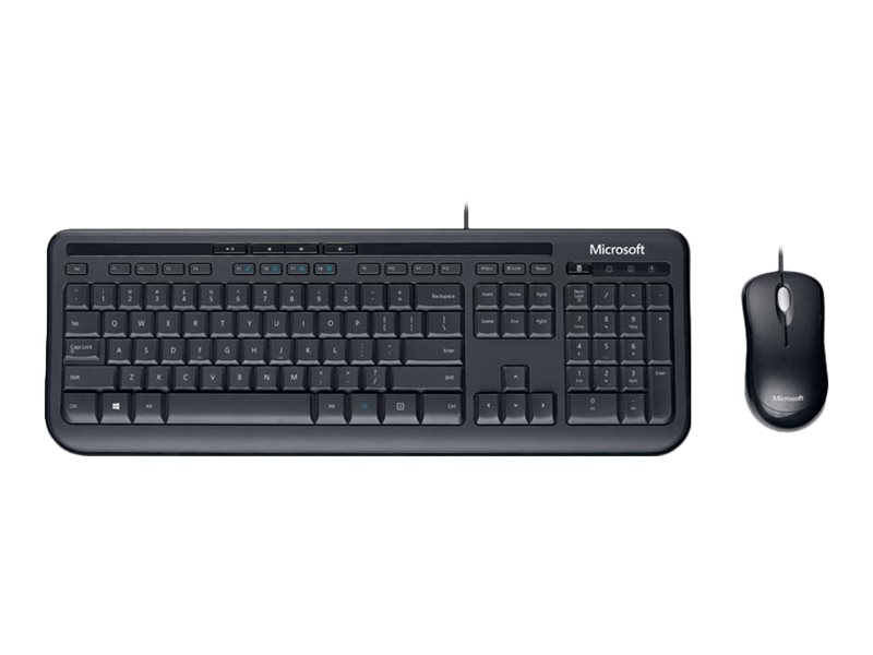 Microsoft Wired Desktop 600 - keyboard and mouse set - QWERTY - US - black Input Device - Image 4