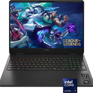 OMEN by HP Laptop 16-am0073dx - Intel Core Ultra 7 - 255H / up to 5.1 GHz - Win 11 Home - GeForce RTX 5060 - 16 GB RAM - 1 TB SSD NVMe - 16" IPS 1920 x 1200 @ 144 Hz - Gigabit Ethernet - Wi-Fi 6E, Bluetooth - black chrome (logo), shadow (black) - kbd: US