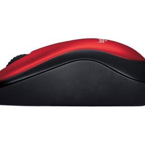 Logitech M185 - mouse - 2.4 GHz - red